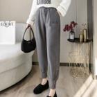 Fleece-lined Side Zip Sweatpants