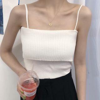 Plain Rib Knit Camisole