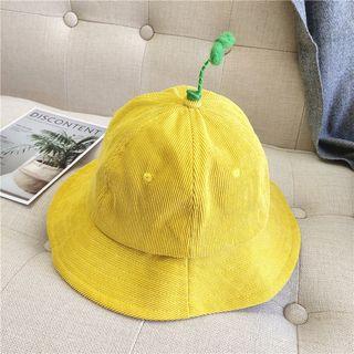 Corduroy Bucket Hat Curcumin - One Size
