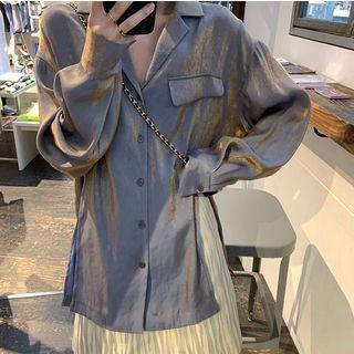 Iridescent Split Shirt