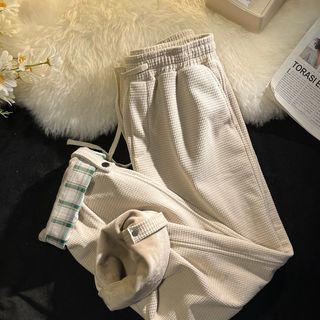 Waffle Straight Leg Pants