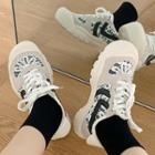 Lace Up Lace Sneakers