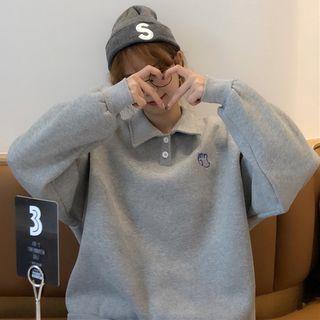 Long Sleeve Polo Top