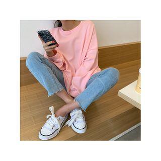 Pastel Color Oversize Sweatshirt