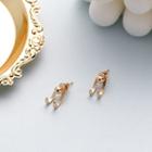 Alloy Swing Earring 1 Pair - Gold - One Size
