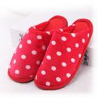 Dotted Furry Slippers