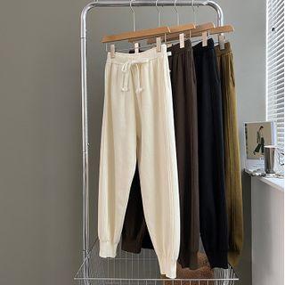 High Waist Knit Sweatpants