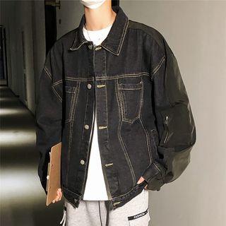Patchwork Embroidered Denim Jacket