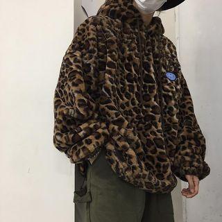 Couple Matching Leopard Hoodie