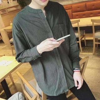 Collarless Shirt (various Designs)