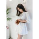 Pocket-detail A-line Mini Shirtdress