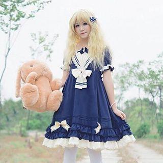 Short-sleeve Lolita Cosplay Dress