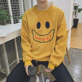 Long-sleeved Loose-fit Oversized Crewneck Sweatshirt