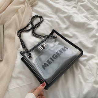 Clear Chain Crossbody Bag