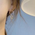 Asymmetrical Fringe Drop Earring 1 Pair - Silver - One Size