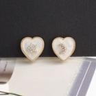 Heart Moon & Star Rhinestone Acrylic Earring