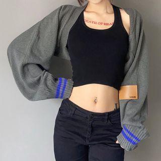 Shrug Cardigan Gray - One Size