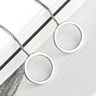 Geometric Thread Through Earrings