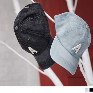 Letter A Denim Cap