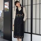 Floral Denim A-line Dress