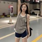 Mock Two-piece Tank Top / Shorts