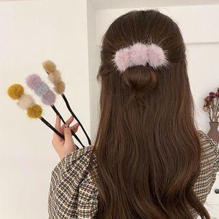 Fluffy Pompom Hair Clip / Hair Clamp / Scrunchie / Hair Pin