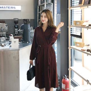 Tie-waist Chiffon Dress