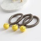 Smiley Face Telephone Cord Hair Tie