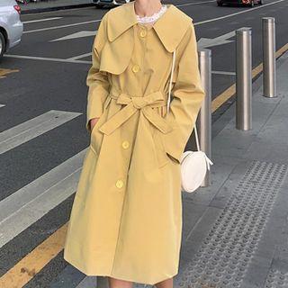 Long-sleeve Medium Maxi Trench Jacket