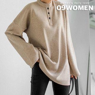 Napped Oversized M Lange Henley