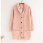 Shawl Collar Long Cardigan