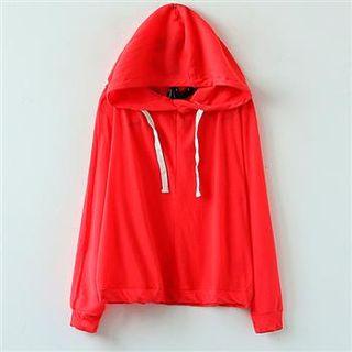 Hooded Pullover Red - One Size