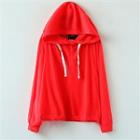 Hooded Pullover Red - One Size