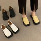 Square Toe Loafers / Mules