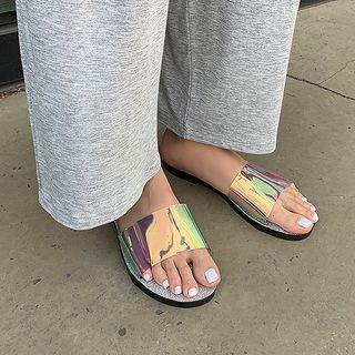Hologram Slide Sandals