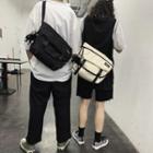Snap Buckle Lightweight Crossbody Bag / Chimpanzee Bag Charm