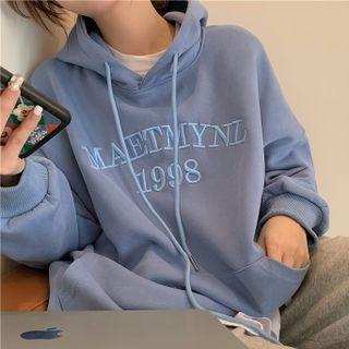 Lettering Hoodie Orange - One Size