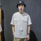 Short-sleeve Pocket Detail T-shirt