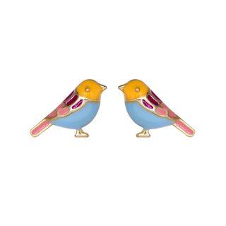 S925 Silver Bird Stud Earring As Shown In Figure - One Size