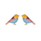 S925 Silver Bird Stud Earring As Shown In Figure - One Size