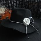 Corsage Fleece Jazz Hat