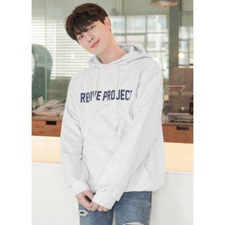 Revive Project Letter-printed Hoodie