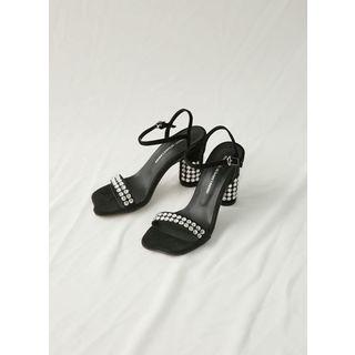 Rhinestone Embellished Sandals