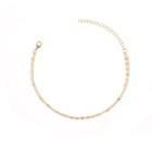 Alloy Layered Anklet H0118 - Gold - One Size