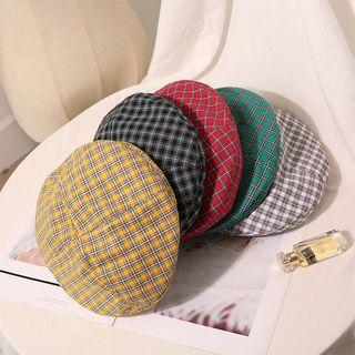 Retro Plaid Painter Hat
