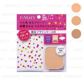Kose - Fasio Mineral Foundation Kit 2 Spf 25 Pa++ - 3 Types