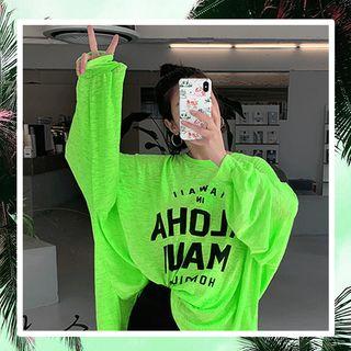 Letter-printed Oversized M Lange T-shirt