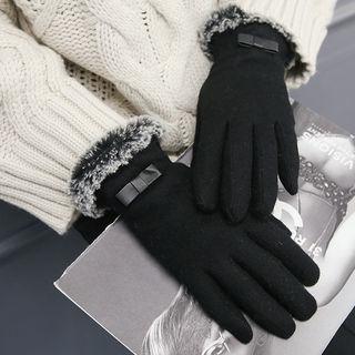 Touch-screen Wool Blend Gloves