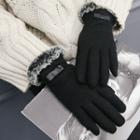 Touch-screen Wool Blend Gloves