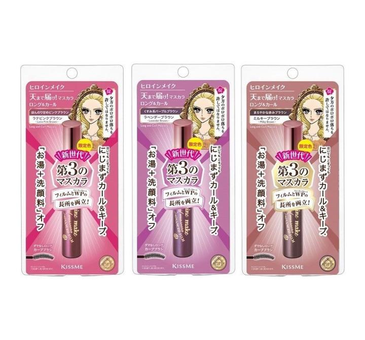 Isehan - Kiss Me Heroine Make Long & Curl Mascara Adv. Film Limited Edition - 3 Types